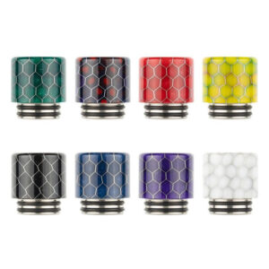 810 wildcard 510 resin honeycomb pipe mouthpiece, stainless steel explosion-proof oil resin honeycomb snake skin pipe mouthpiece, VAPe cigarette